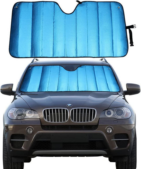 Foldable Alloy Sun Visor Reflective
